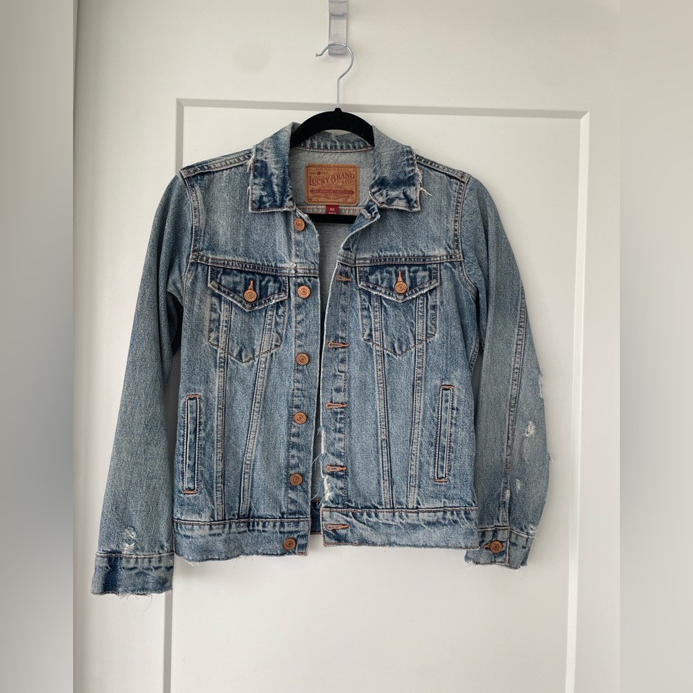 Lucky Brand The Tomboy Trucker Denim Jacket - XS